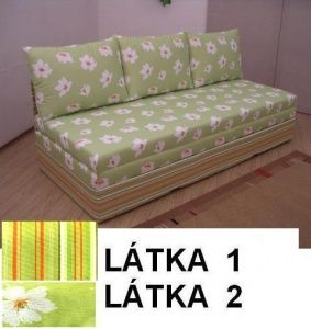 Pohovka Mirka s obdelníkovými polštáři