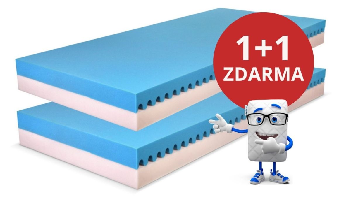Matrace Zetta plus 18 1+1 zdarma