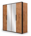 Skříň Loft - LFSZ 4D se zrcadlem