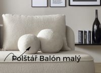 Polštář Balón Teddy - malý