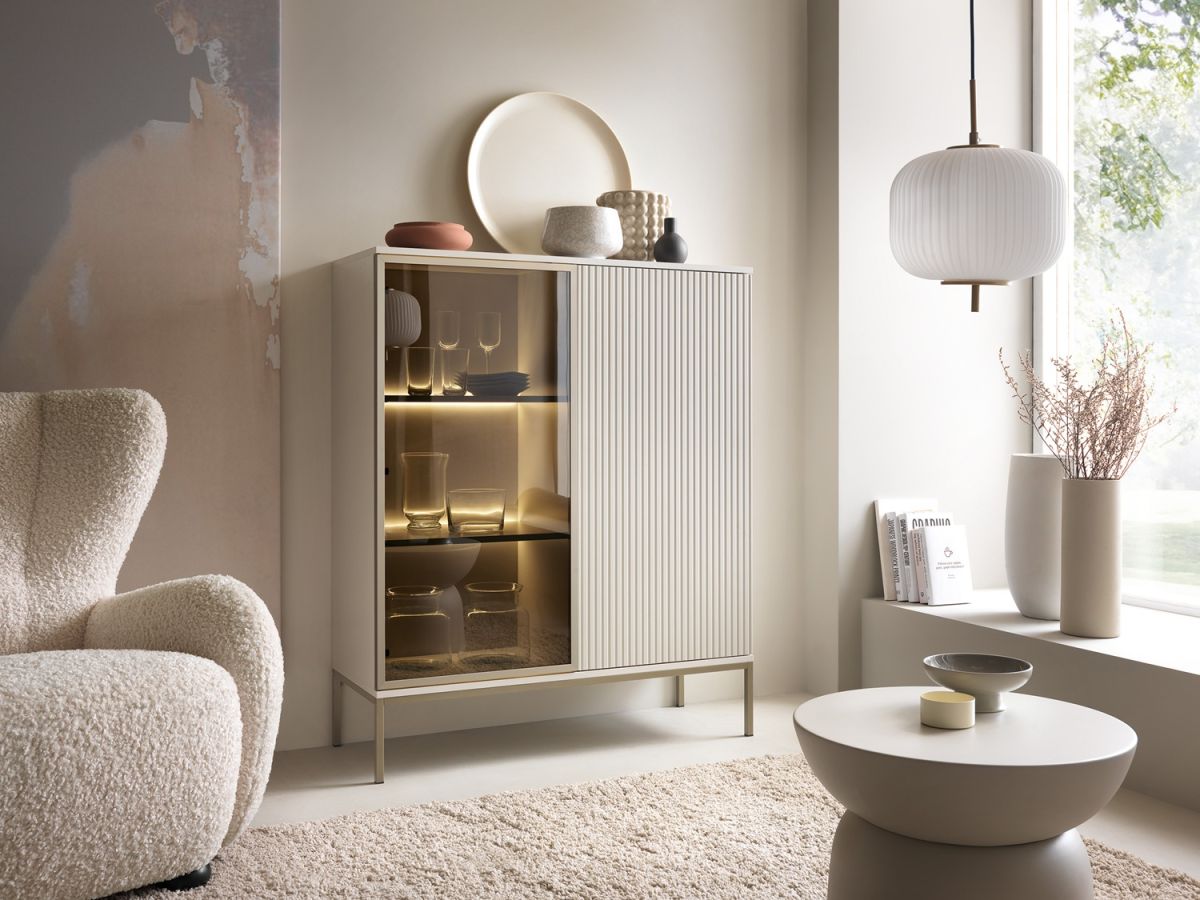 Vitrína Sento Cashmere - WT104 - 2LED