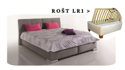 Postel Lusso s roštem LR1 - 180x200
