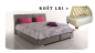 Postel Lusso s roštem LR1 - 180x200