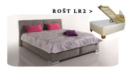 Postel Lusso s roštem LR2 - 160x200