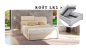 Postel Yoga a roštem LR2 - 180x200 s úložným prostorem
