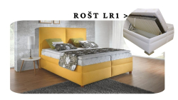 Postel Marco a rošt LR1 - 200x200 s úložným prostorem