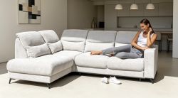 Rohová sedací souprava Popus - L - každodenní spaní - Skladem - Marbella 02